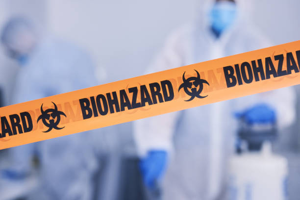 Professional Biohazard technician working in Magazine, AR